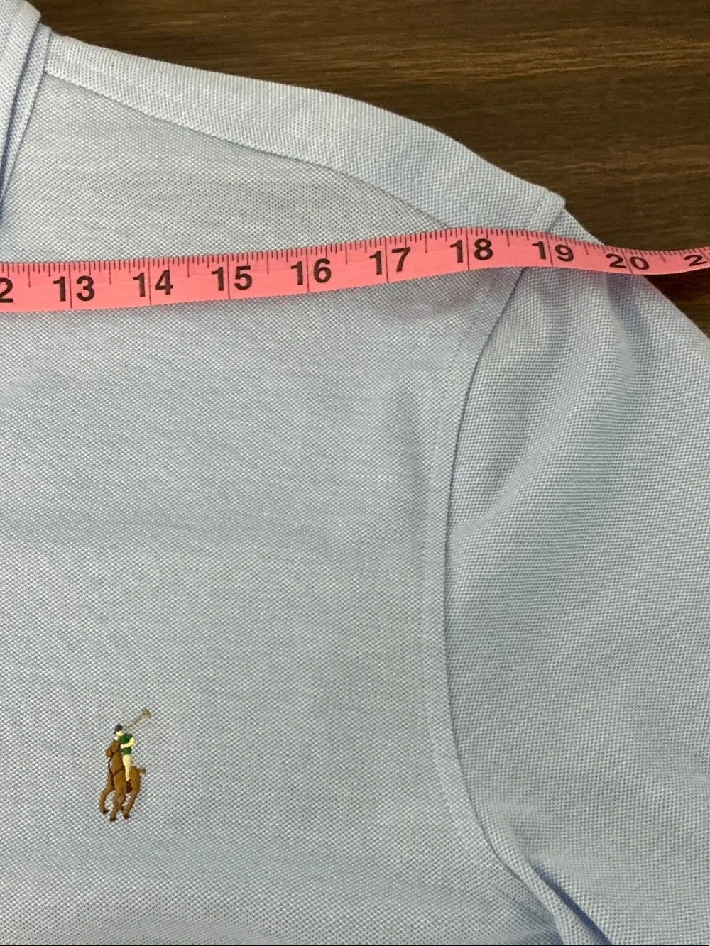 Polo by Ralph Lauren Men’s Light Blue Short-Sleeve Button-Down Shirt